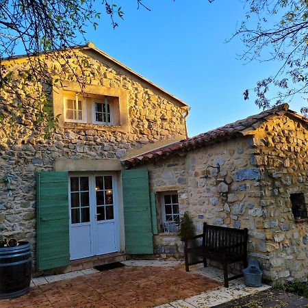 Villa Charmante A Lussan Avec Piscine Privee Et Jardin Closa Exterior foto