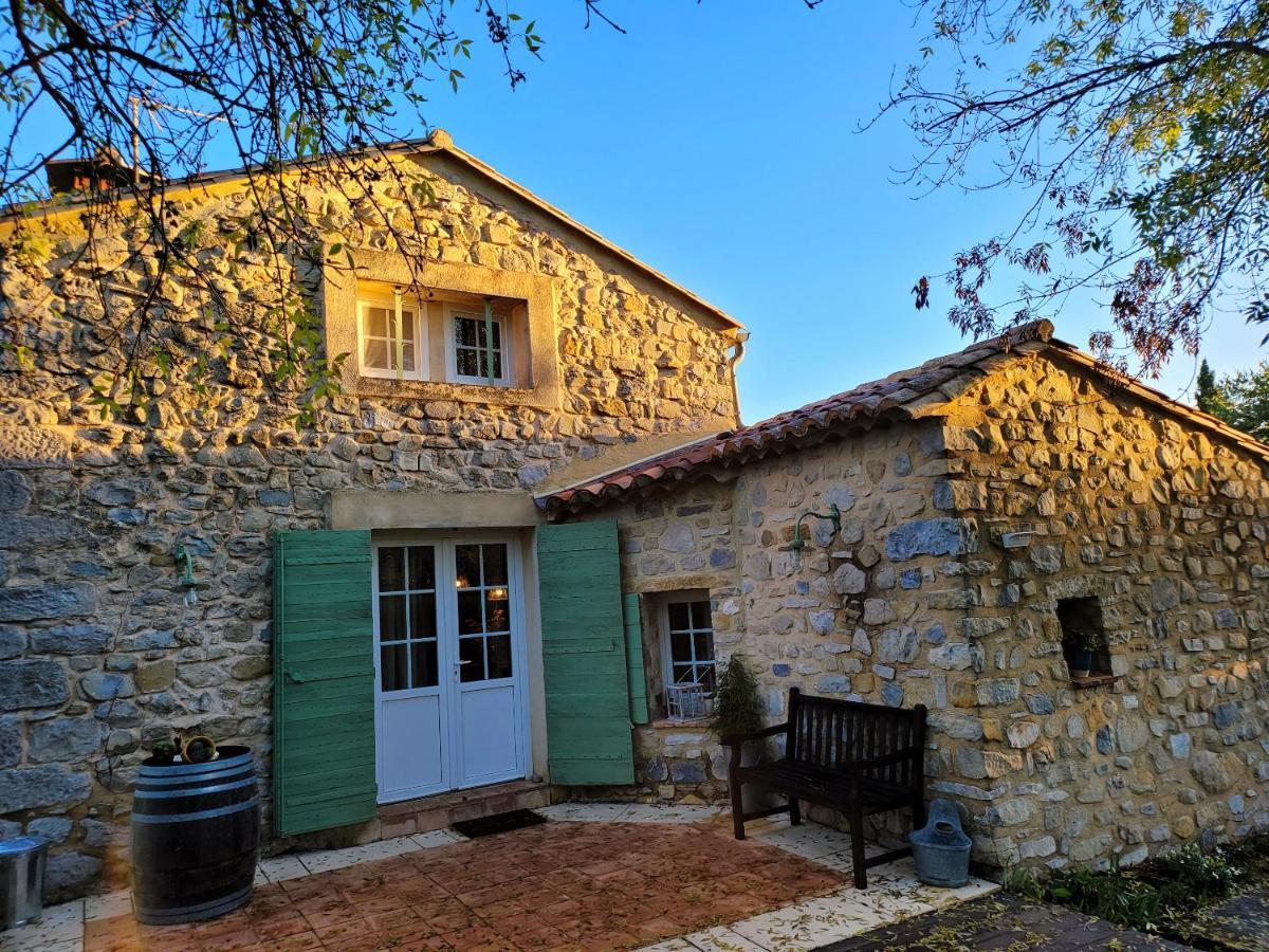 Villa Charmante A Lussan Avec Piscine Privee Et Jardin Closa Exterior foto