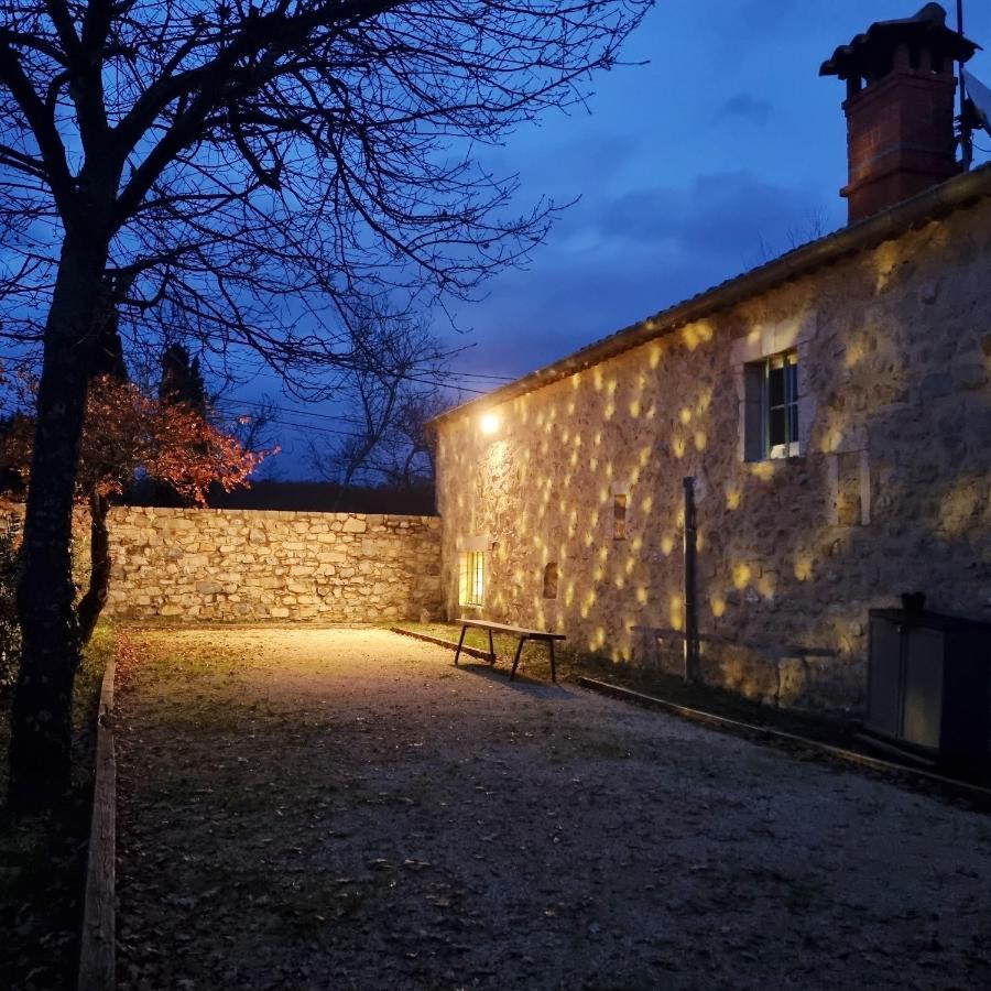 Villa Charmante A Lussan Avec Piscine Privee Et Jardin Closa Exterior foto